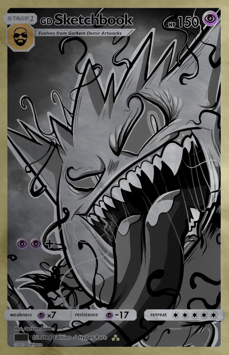GORKEM DEMIR SKETCHBOOK - GENGAMIZED COVER C METAL VARIANT NYCC 2025 KNIGHT OF COMICS EXCLUSIVE