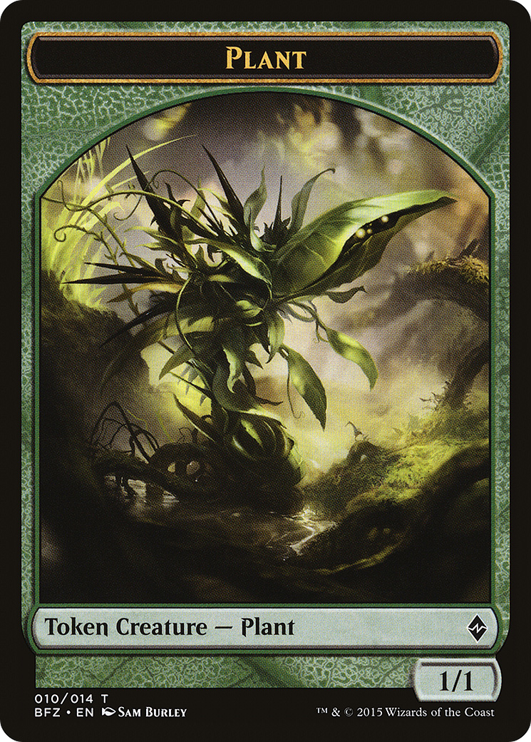 Plant (BFZ-010) - Battle for Zendikar Tokens
