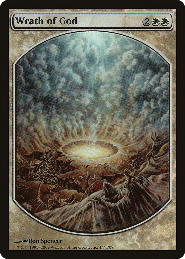 Wrath of God (MPRP-001) - Magic Player Rewards 2007 Foil