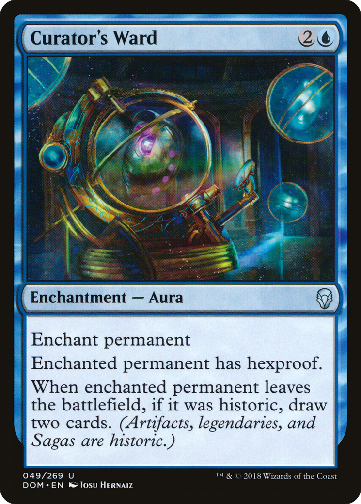 Curator's Ward (DOM-049) - Dominaria Foil