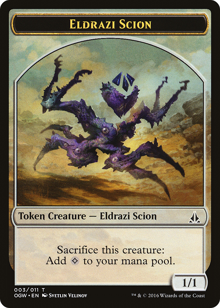 Eldrazi Scion (OGW-003) - Oath of the Gatewatch Tokens