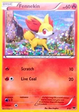 Fennekin 003/12 - McDonalds Promos 2014 Holofoil