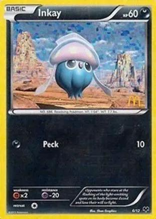 Inkay 006/12 - McDonalds Promos 2014 Holofoil