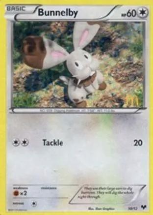 Bunnelby 010/12 - McDonalds Promos 2014 Holofoil
