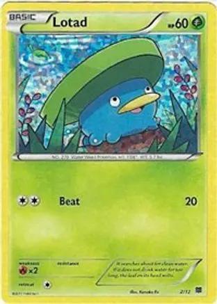 Lotad 002/12 - McDonalds Promos 2015 Holofoil