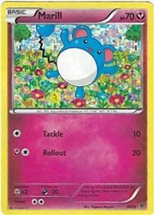 Marill 010/12 - McDonalds Promos 2015 Holofoil