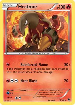 Heatmor 015/122 - XY  BREAKpoint Reverse Holofoil