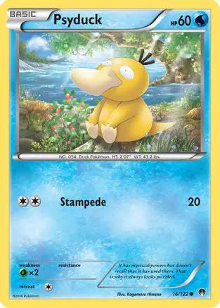 Psyduck 016/122 - XY  BREAKpoint Reverse Holofoil