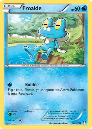 Froakie 038/122 - XY  BREAKpoint Reverse Holofoil