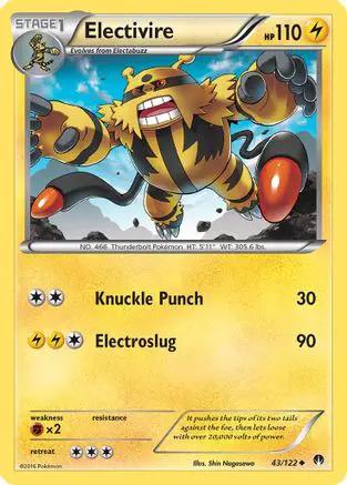 Electivire 043/122 - XY  BREAKpoint