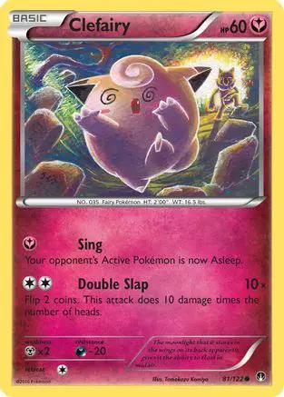 Clefairy 081/122 - XY  BREAKpoint Reverse Holofoil