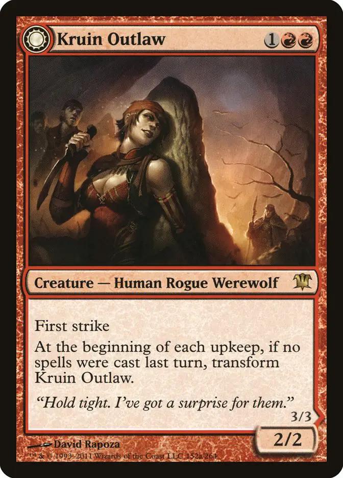 Kruin Outlaw // Terror of Kruin Pass (ISD-152) - Innistrad: (Double Faced Transform) Foil