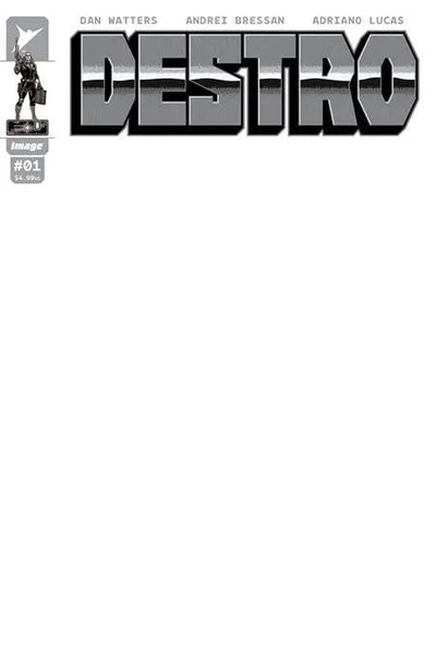 Destro #1 (Of 5) H Blank Sketch Variant GI Joe (06/19/2024) Image