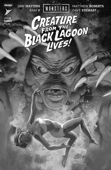 Universal Monsters Creature From The Black Lagoon Lives #3 (Of 4) D 1:25 Julian Totino Tedes (06/26/2024) Image