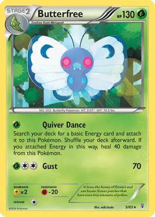 Butterfree 005/83 - Generations Holofoil