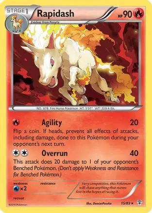 Rapidash 015/83 - Generations Reverse Holofoil