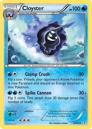 Cloyster 020/83 - Generations Reverse Holofoil