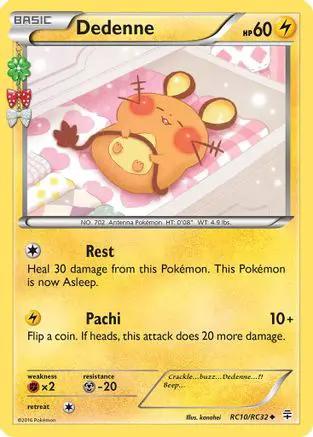 Dedenne RC10/RC32 - Generations Radiant Collection Holofoil