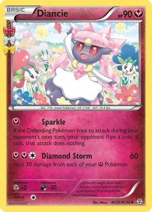 Diancie RC22/RC32 - Generations Radiant Collection Holofoil