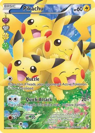 Pikachu (Full Art) RC29/RC32 - Generations Radiant Collection Holofoil