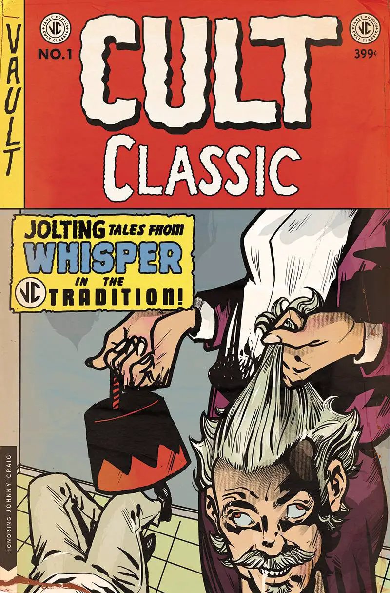 CULT CLASSIC RETURN TO WHISPER #1 (OF 5) 2nd Print Nathan Gooden Crime Suspenstories 22 EC Homage Variant (MR) (07/31/2019) VAULT