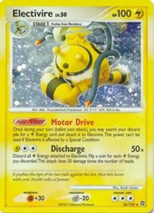 Electivire (DP Secret Wonders) 025/132 - Deck Exclusives Holofoil