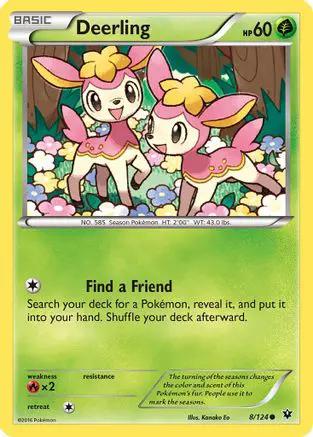 Deerling 008/124 - XY  Fates Collide