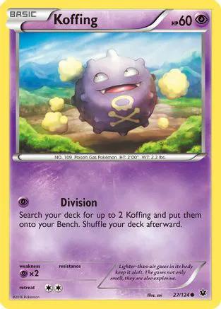 Koffing 027/124 - XY  Fates Collide