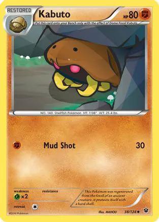 Kabuto 038/124 - XY  Fates Collide Reverse Holofoil