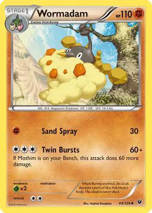 Wormadam 044/124 - XY  Fates Collide Reverse Holofoil