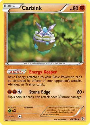 Carbink 049/124 - XY  Fates Collide Reverse Holofoil