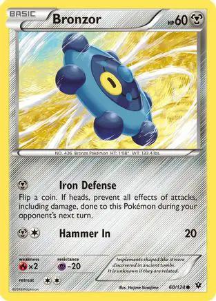 Bronzor 060/124 - XY  Fates Collide