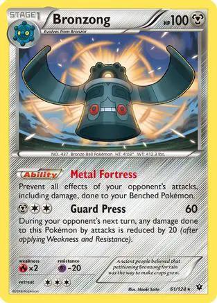 Bronzong 061/124 - XY  Fates Collide