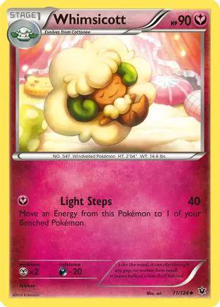 Whimsicott 071/124 - XY  Fates Collide Reverse Holofoil