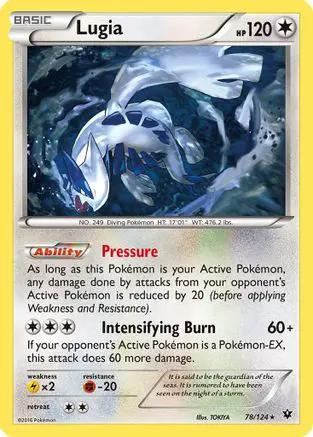 Lugia 078/124 - XY  Fates Collide