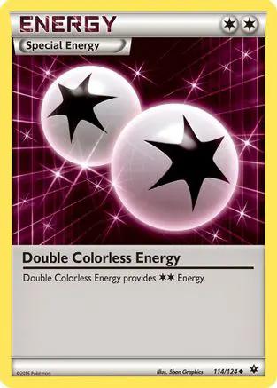 Double Colorless Energy 114/124 - XY  Fates Collide Reverse Holofoil