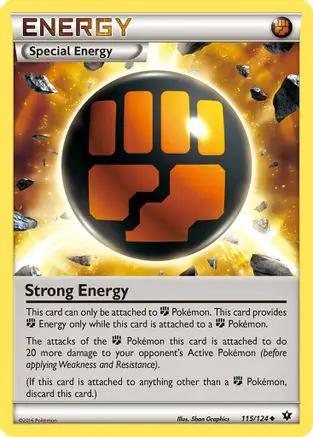 Strong Energy 115/124 - XY  Fates Collide Reverse Holofoil