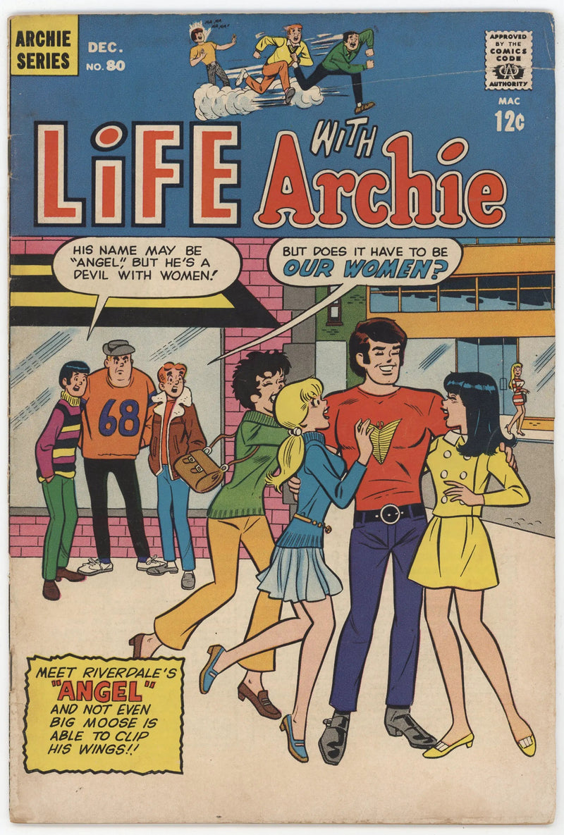 Life With Archie 80 Archie 1968 VG FN Betty Veronica GGA Boxing Story