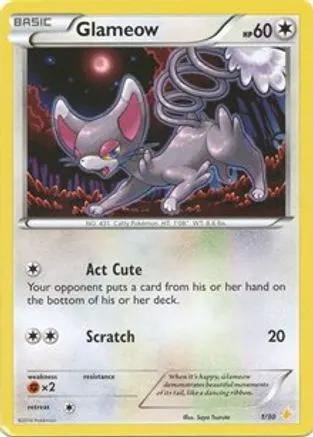 Glameow 027 - XY Trainer Kit Pikachu Libre & Suicune