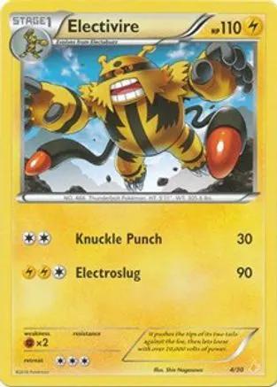 Electivire 025 - XY Trainer Kit Pikachu Libre & Suicune