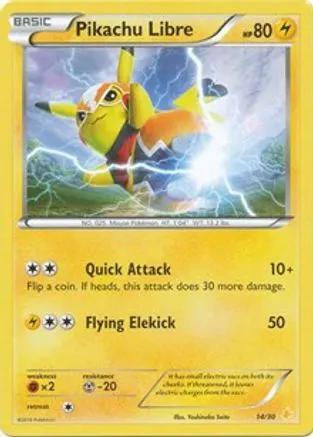 Pikachu Libre (Non-Holo) 014 - XY Trainer Kit Pikachu Libre & Suicune