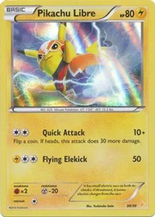 Pikachu Libre (Holo) 030/30 - XY Trainer Kit Pikachu Libre & Suicune Holofoil