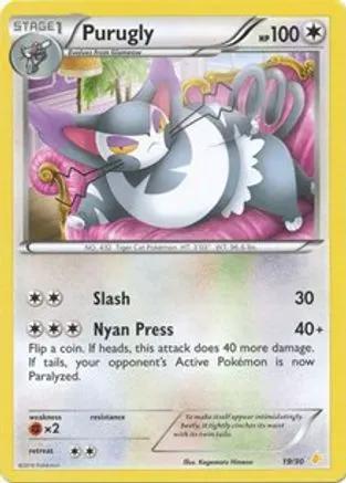 Purugly 019 - XY Trainer Kit Pikachu Libre & Suicune