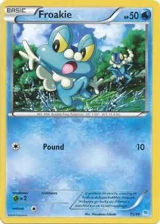 Froakie 011 - XY Trainer Kit Pikachu Libre & Suicune