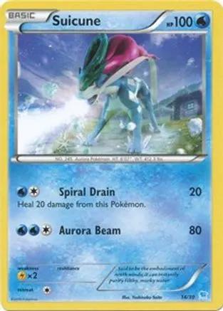 Suicune (Non-Holo) 014 - XY Trainer Kit Pikachu Libre & Suicune
