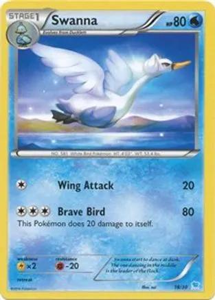 Swanna 027 - XY Trainer Kit Pikachu Libre & Suicune