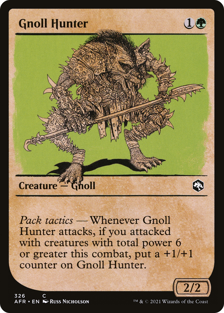 Gnoll Hunter (AFR-326) - Adventures in the Forgotten Realms: (Showcase) Foil
