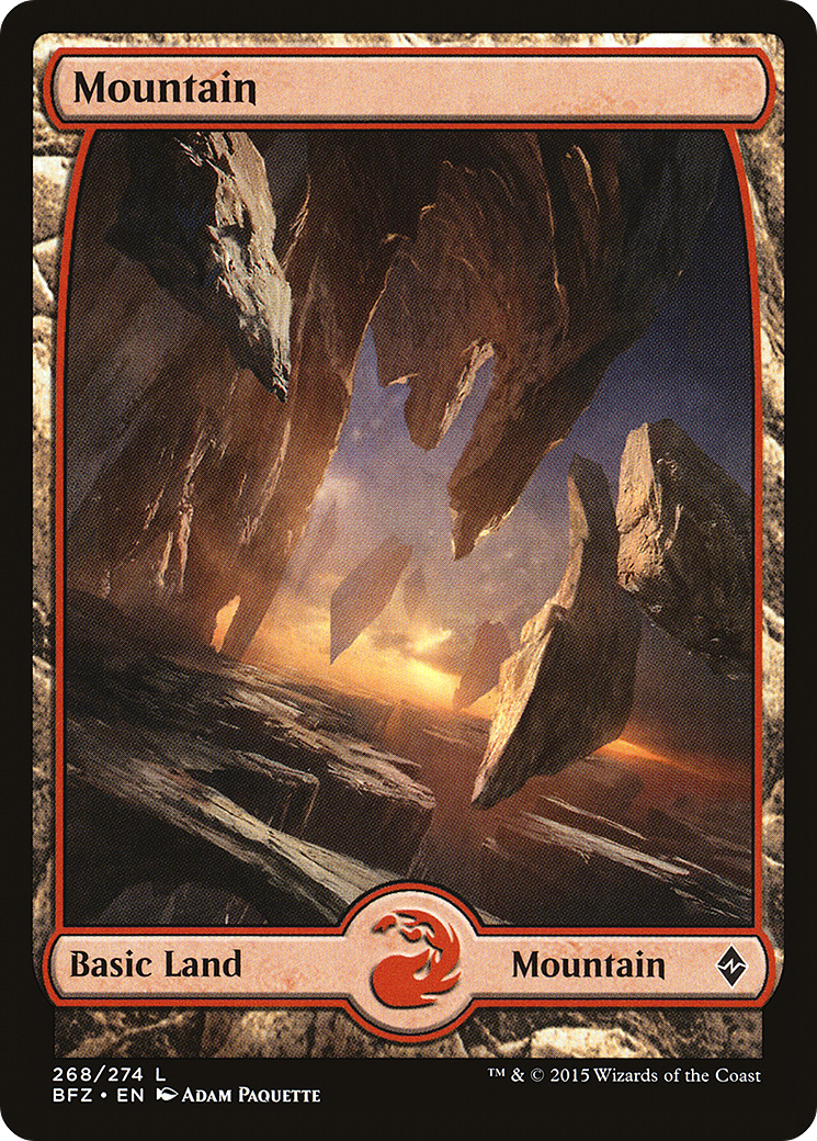 Mountain (BFZ-268) - Battle for Zendikar