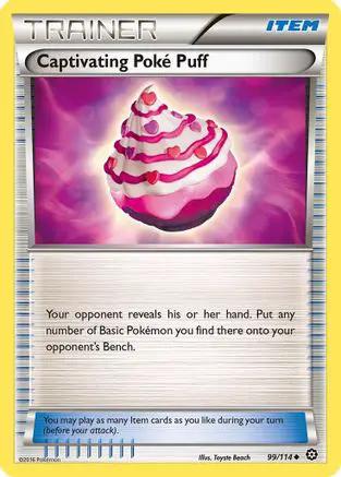 Captivating Poke Puff 099/114 - XY  Steam Siege Reverse Holofoil