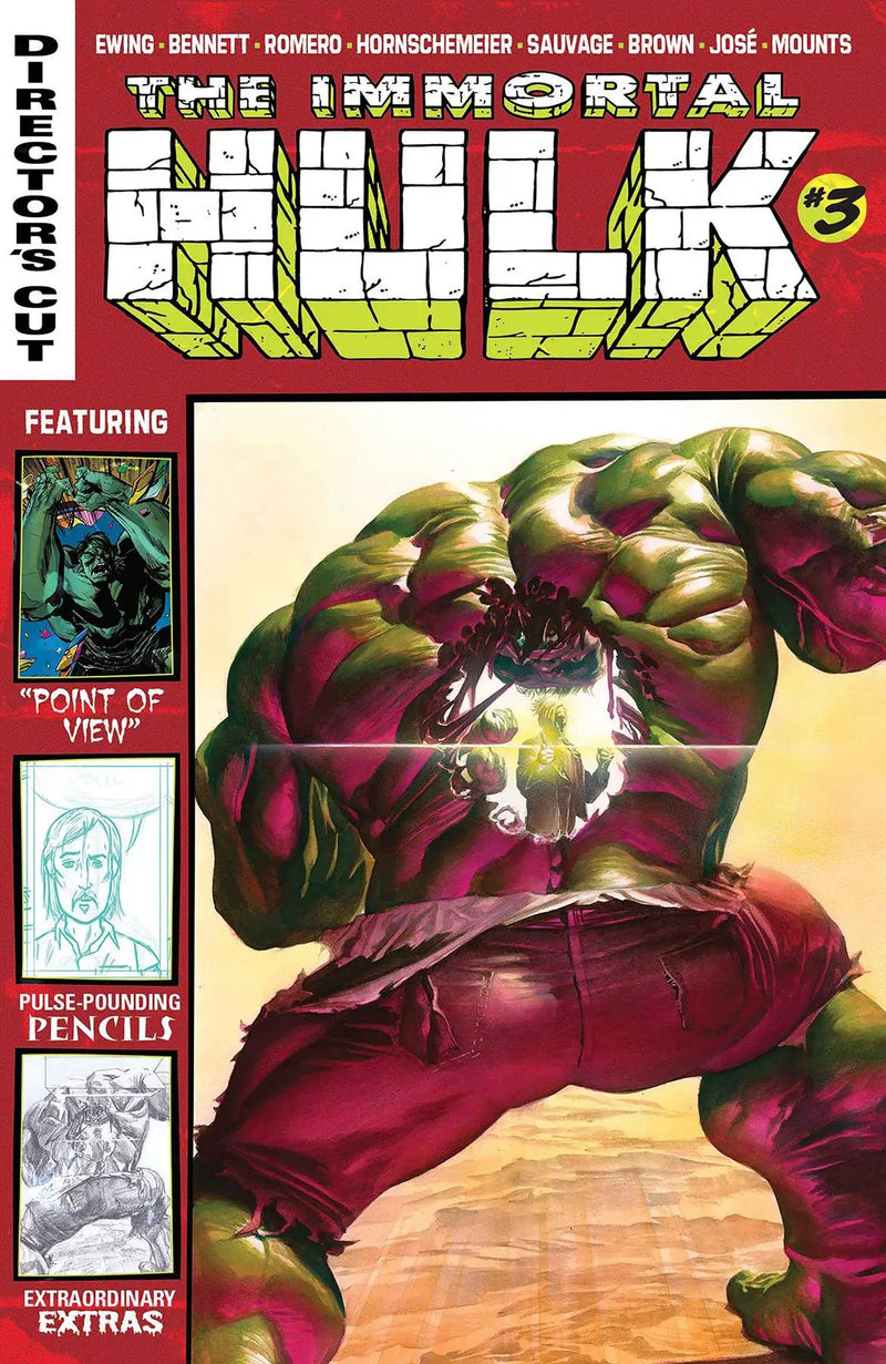 IMMORTAL HULK DIRECTORS CUT #3 (OF 6) Alex Ross Al Ewing (09/11/2019) MARVEL